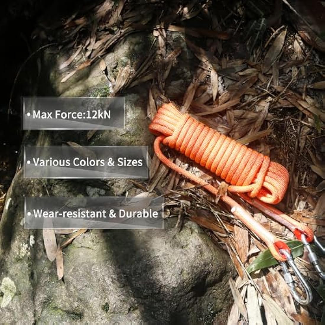 NewDoar 10mm Marine Floating Rope – 12KN Static Accessory Cord for Boating