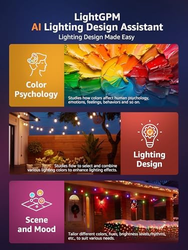 Lepro ZB1 Smart Outdoor String Lights | 15m RGB & Warm White IP65