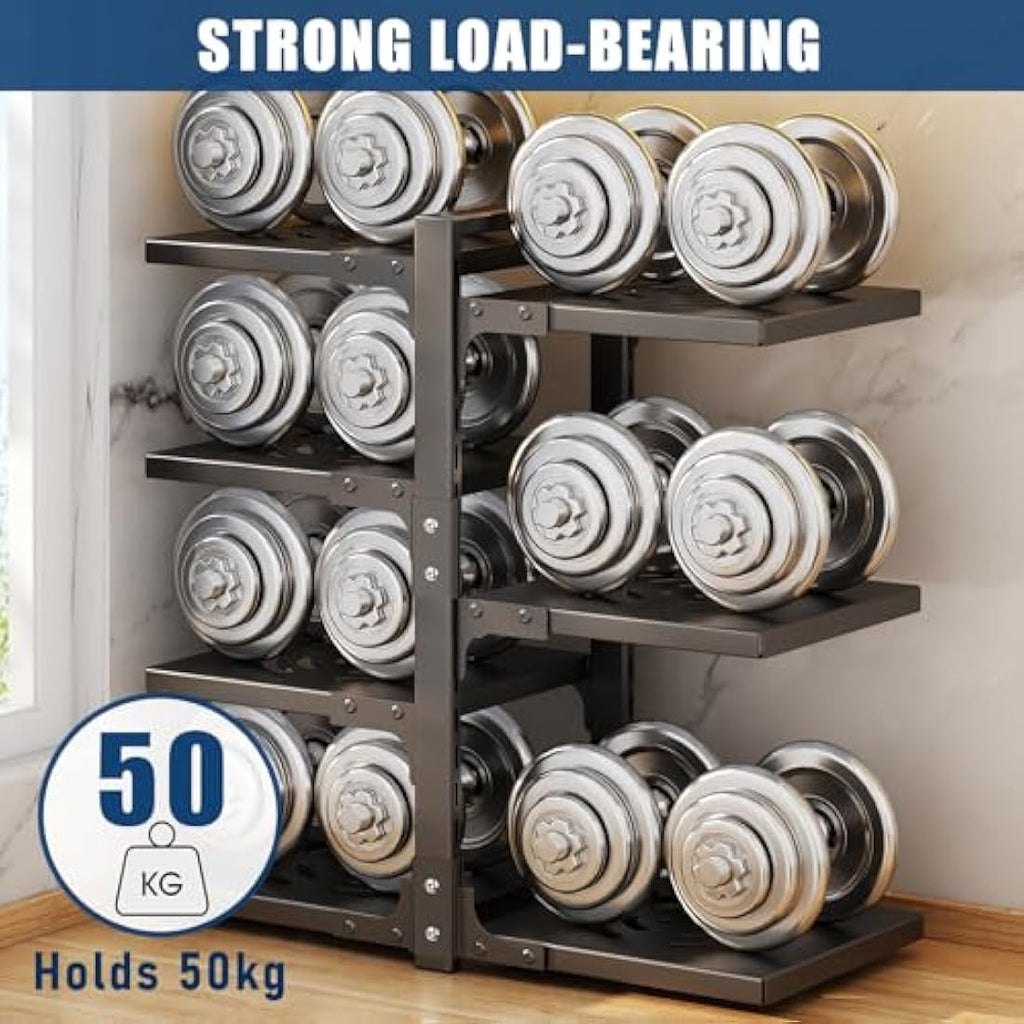 CASONNIK 7-Tier Heavy Duty Pan Organizer | Adjustable Pot Rack for Cabinet