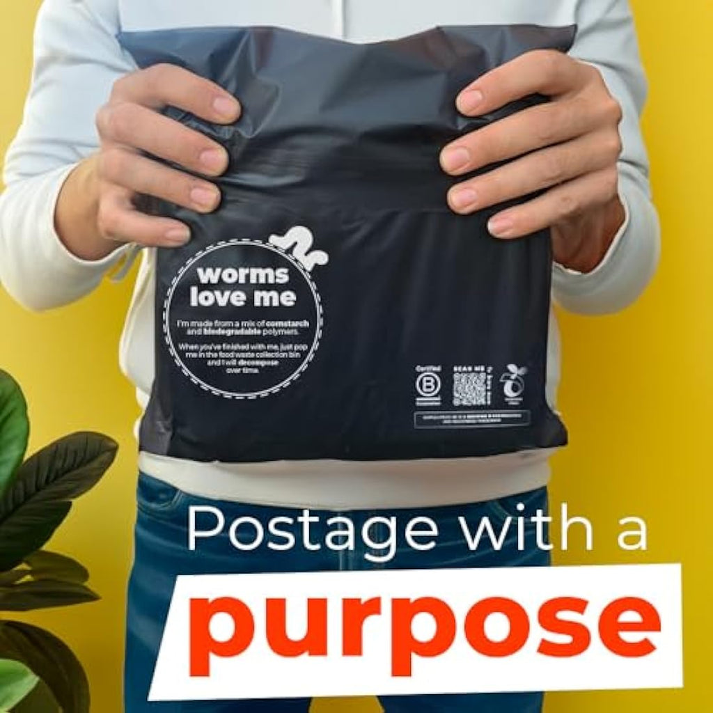 Simplelifeco Compostable Mailing Bags | 12x16" Eco-Friendly Mailers (25 Pack)