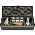 R.O.C.K.S. Whiskey Chilling Stones Gift Set | 6 Granite Rocks & 2 Glasses