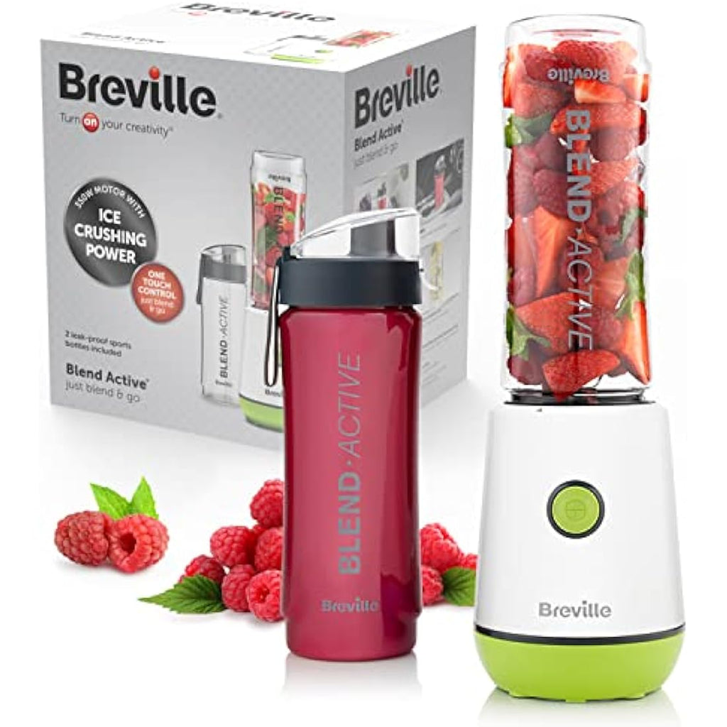 Breville Blend Active Personal Blender | 350W Smoothie Maker | 2 Bottles