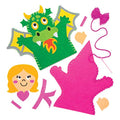 Fairy Tale Hand Puppet Sewing Kits for Kids - Pack of 4
