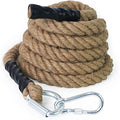Jute Gym Climbing Rope with Carabiner - 30mm-50mm Hemp