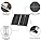 DOKIO 100W Portable Solar Panel – Monocrystalline Foldable Suitcase