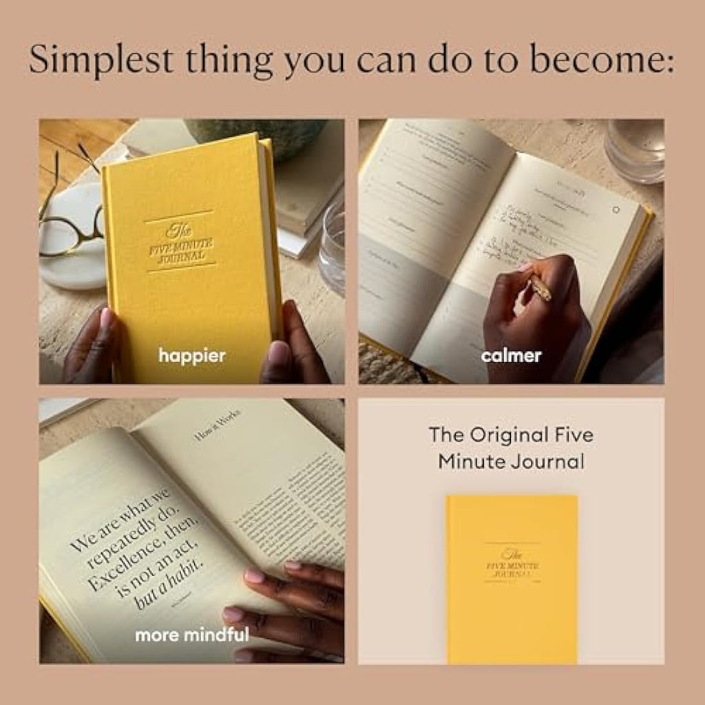 Intelligent Change: The Five Minute Gratitude Journal - Sunshine Yellow