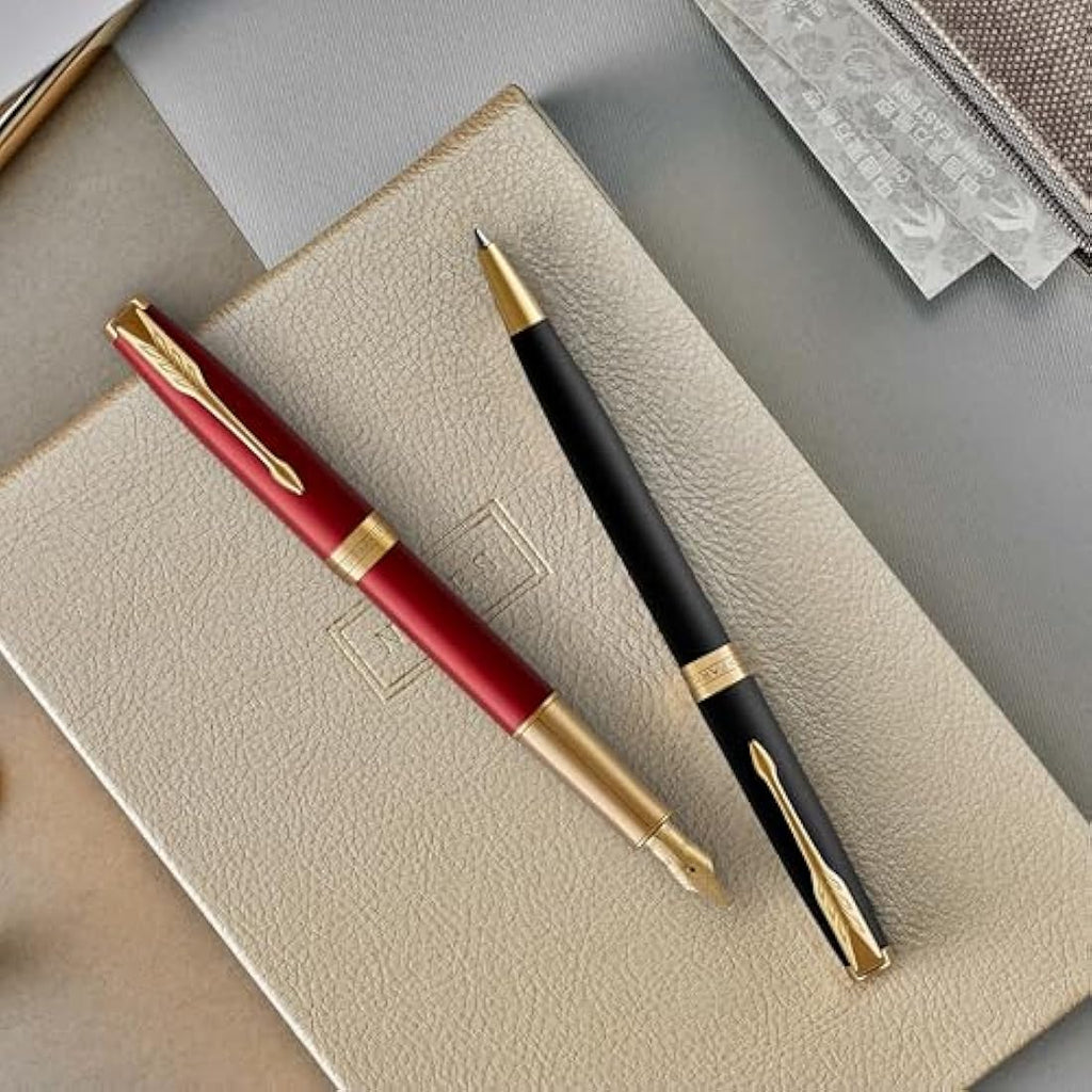Parker Sonnet Ballpoint Pen – Matte Black Lacquer with Palladium Trim