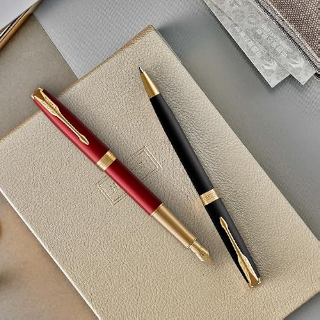 Parker Sonnet Ballpoint Pen – Matte Black Lacquer with Palladium Trim