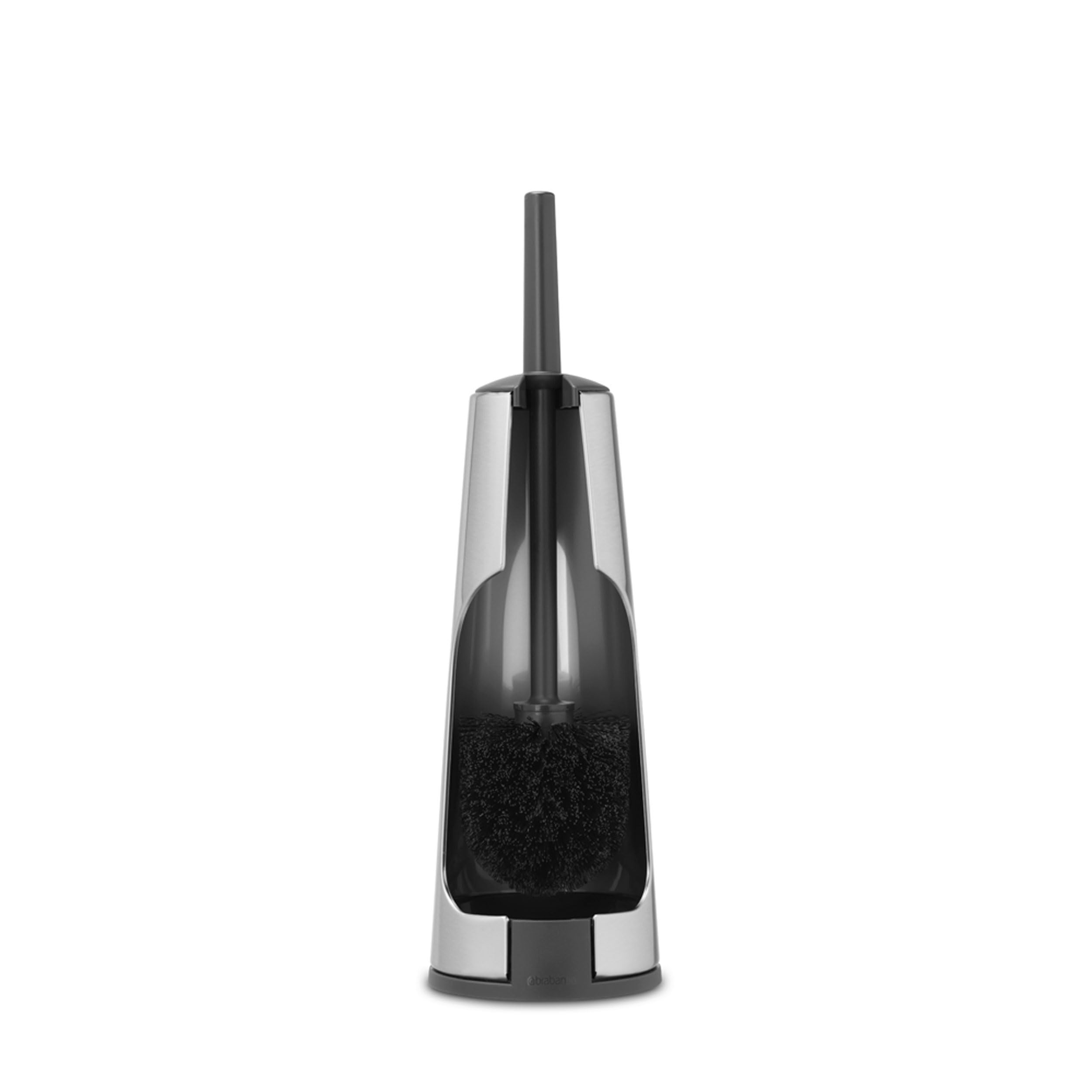 Brabantia Toilet Brush and Holder – Brilliant Steel & Black Finish