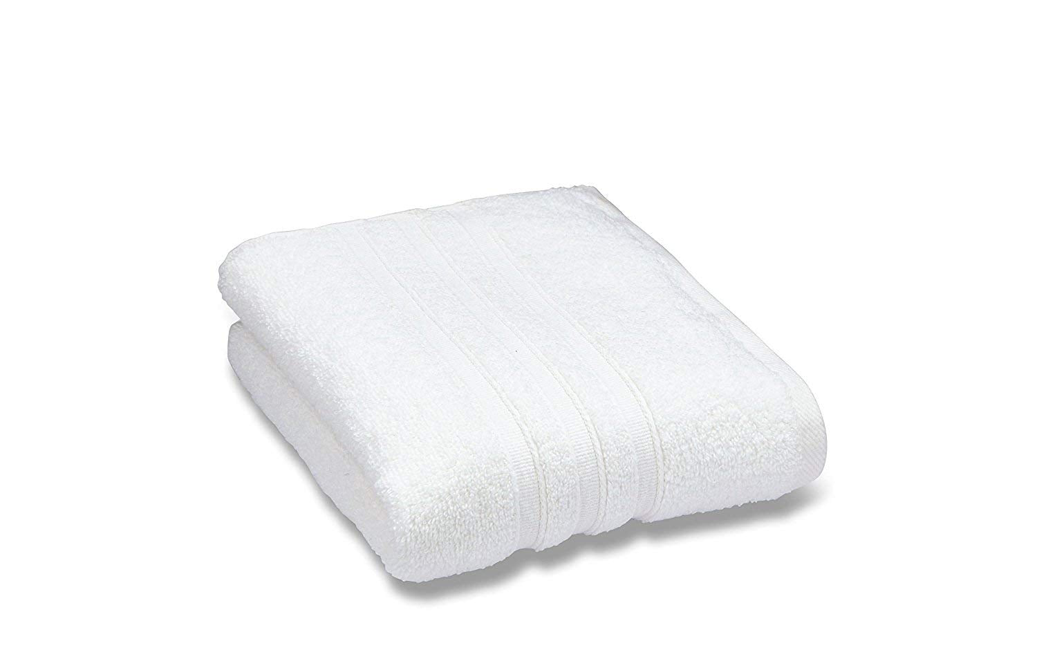 Catherine Lansfield Zero Twist Cotton Bath Sheet - White, 90x140cm