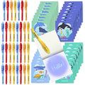 BONNYCO Invisible Ink Pen and Notebook Set – 32 Pack Sea Animal Party Favors