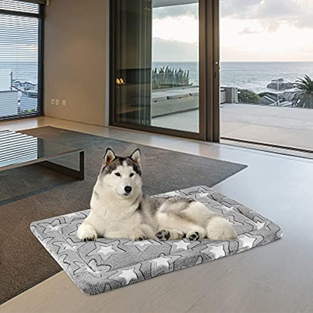 EMPSIGN Large Dog Bed – Reversible Washable Cooling Crate Mattress