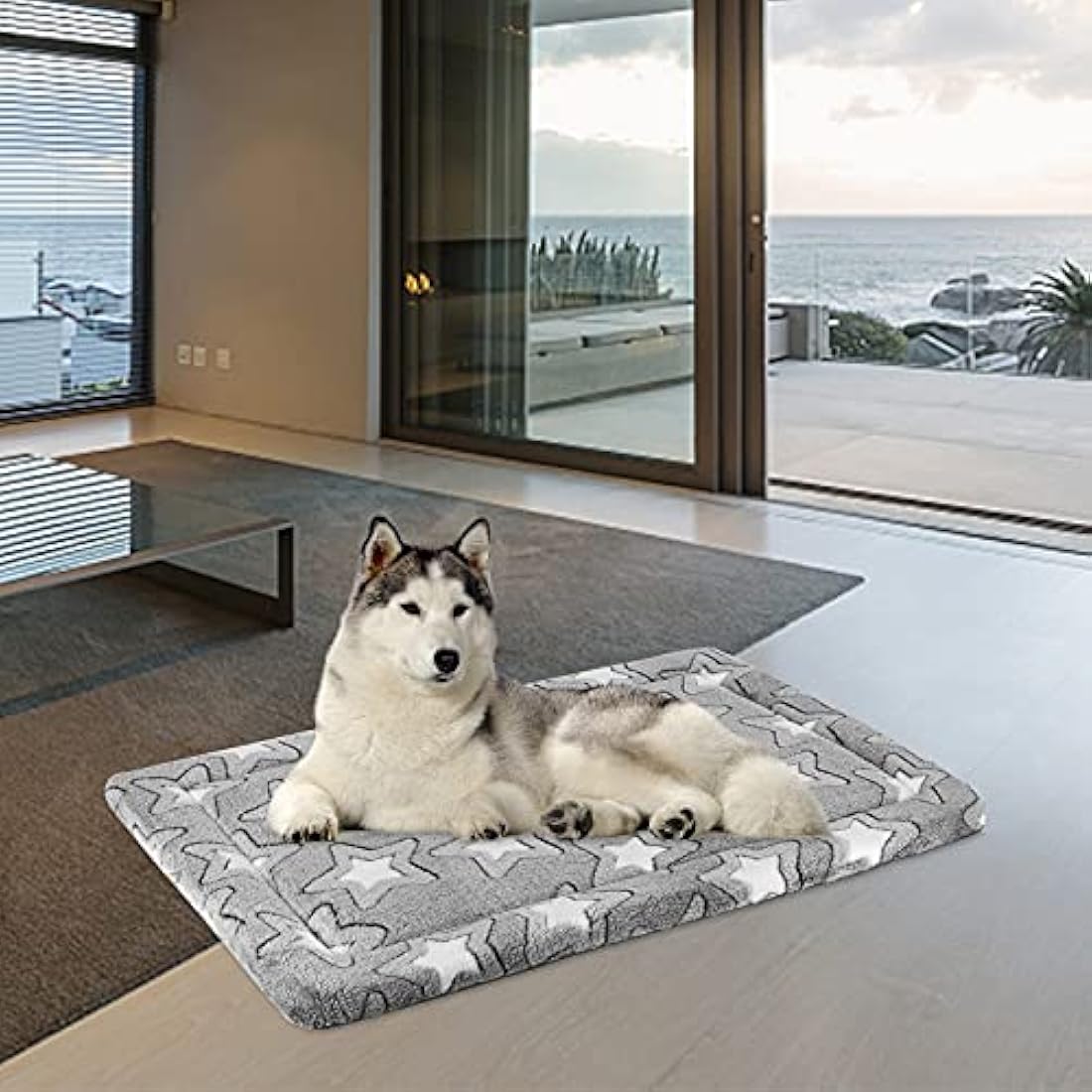 EMPSIGN Large Dog Bed – Reversible Washable Cooling Crate Mattress