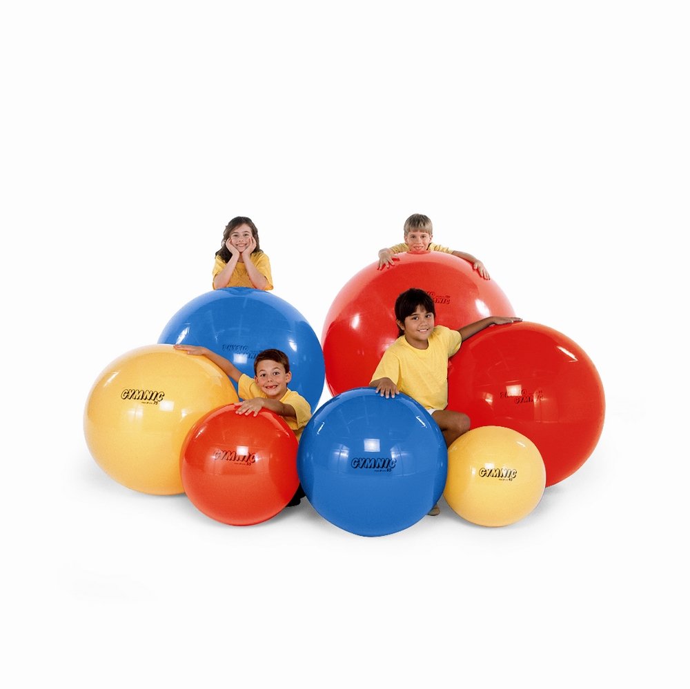 NRS Healthcare Gym Ball – 65cm Blue Burst Resistant Stability Ball