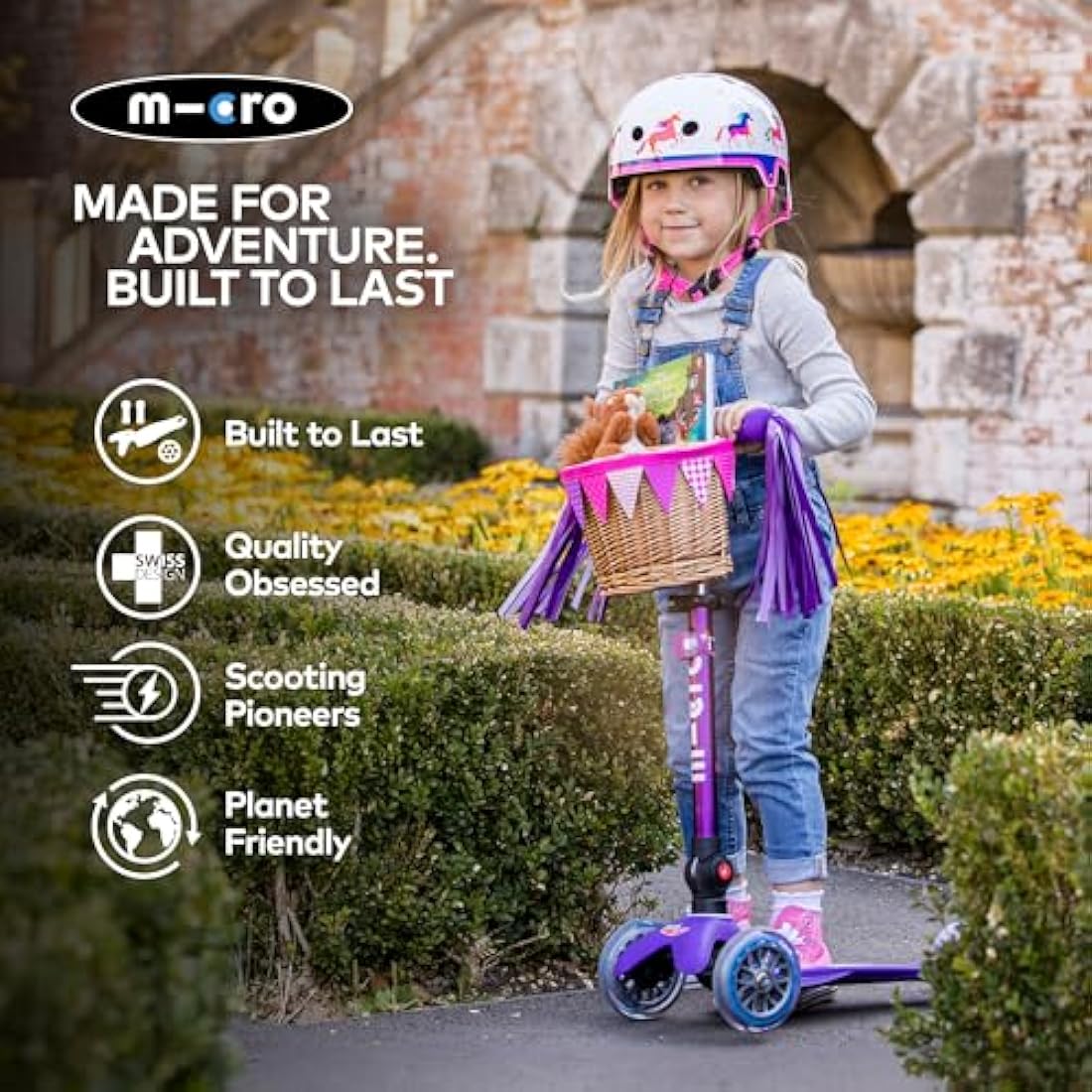 Micro Scooters Universal Waterproof Handlebar Bell for Kids Bikes