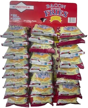 Smith's Savoury Selection Bacon Fries - 24g Crisps (Case of 24)