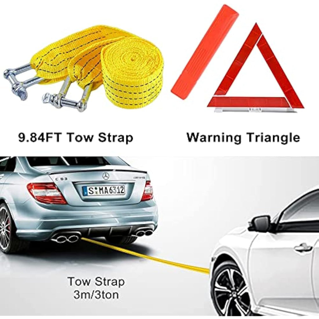 Crayfomo 12-in-1 Car Emergency Kit – European Roadside Assistance Set