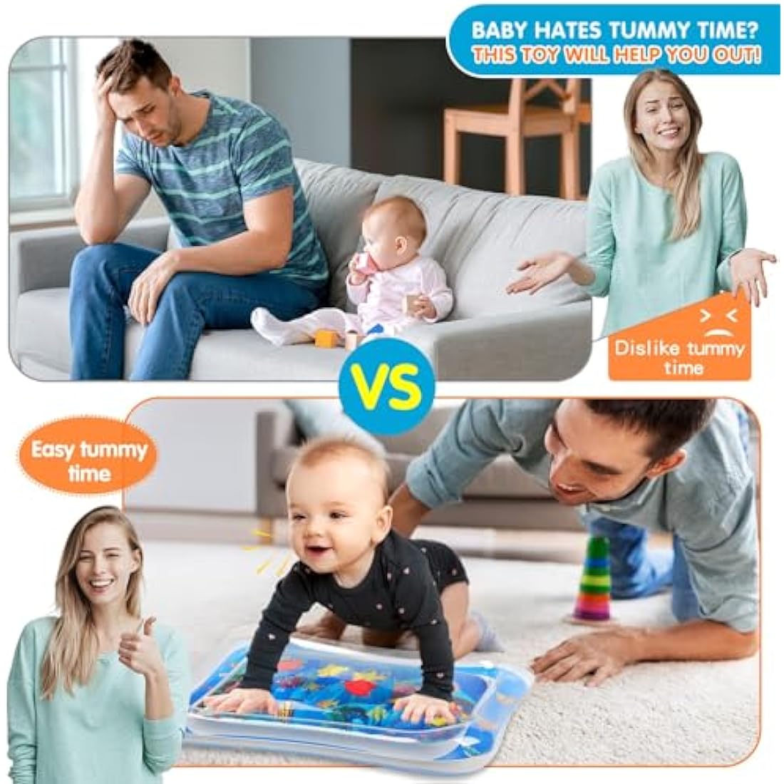Infinno Inflatable Tummy Time Water Mat for Infants | Jolof Store