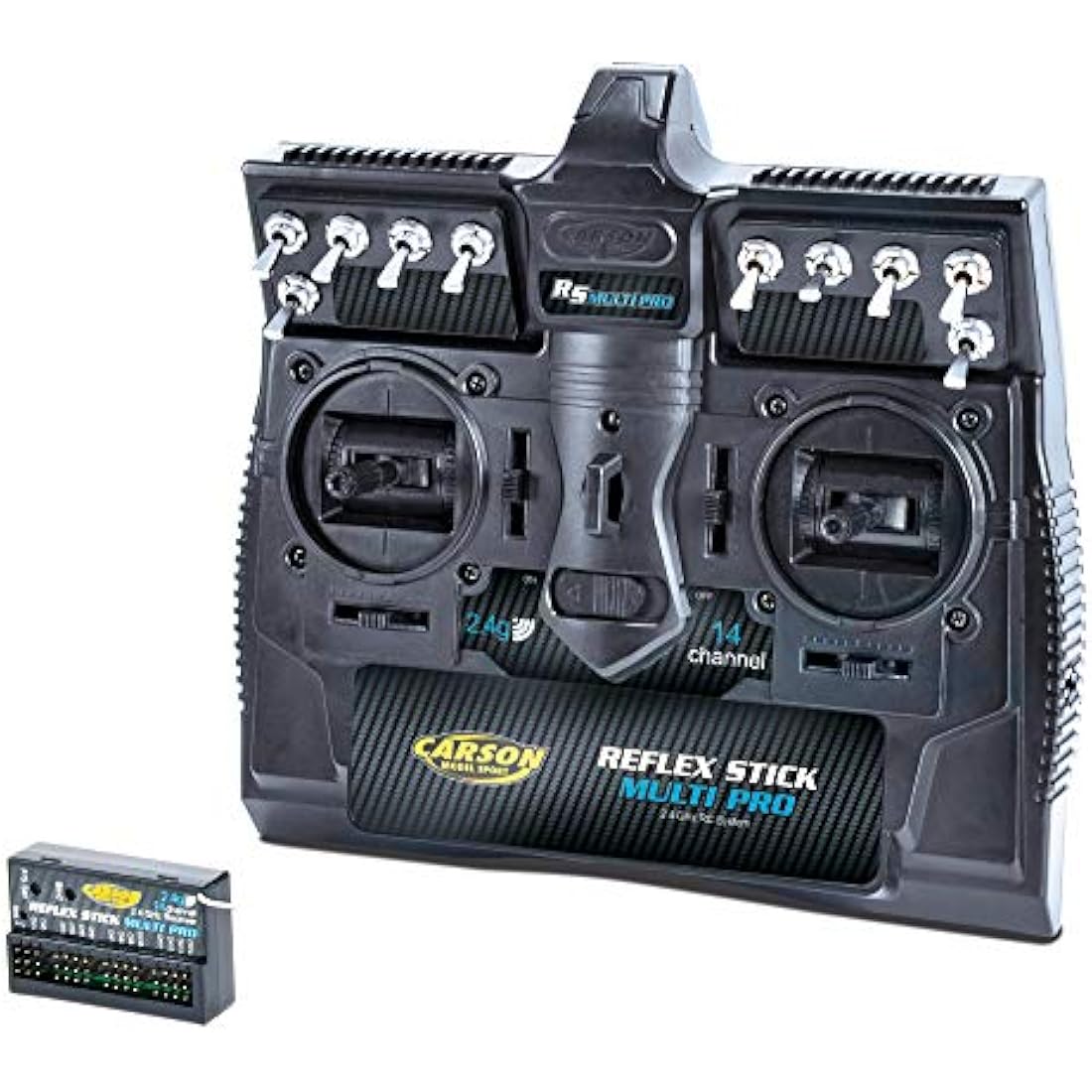 Carson Reflex Stick Multi Pro 14-Channel 2.4 GHz RC Transmitter
