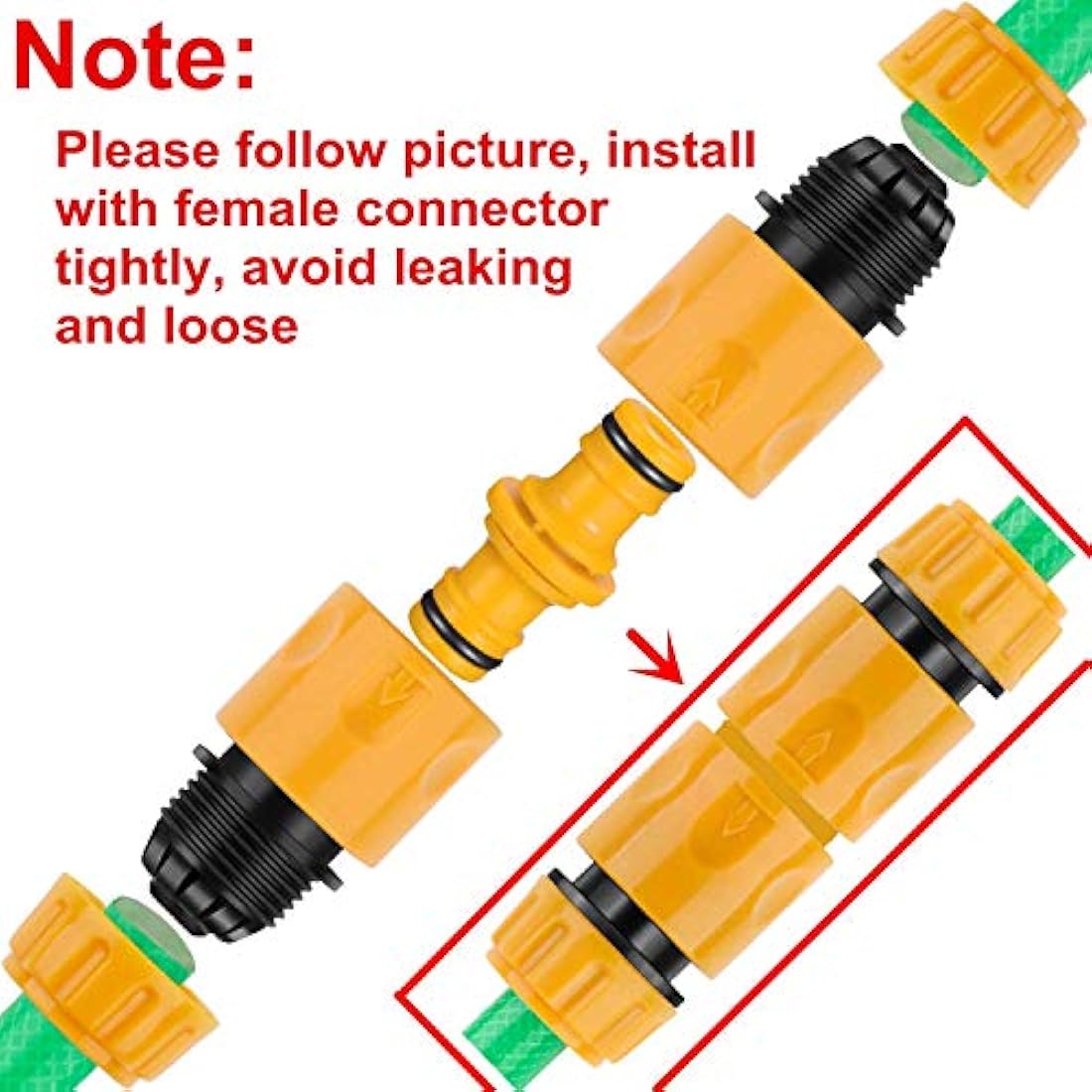 Garden Hose Connector Set | 15-Piece Quick Fitting Kit