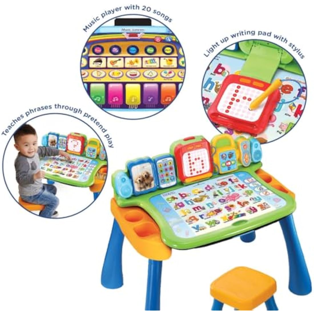 VTech Touch and Learn Activity Table – Interactive Kids Desk & Writing Pad