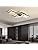 Modern LED Ceiling Light | 45W Dimmable Square Lamp with Remote