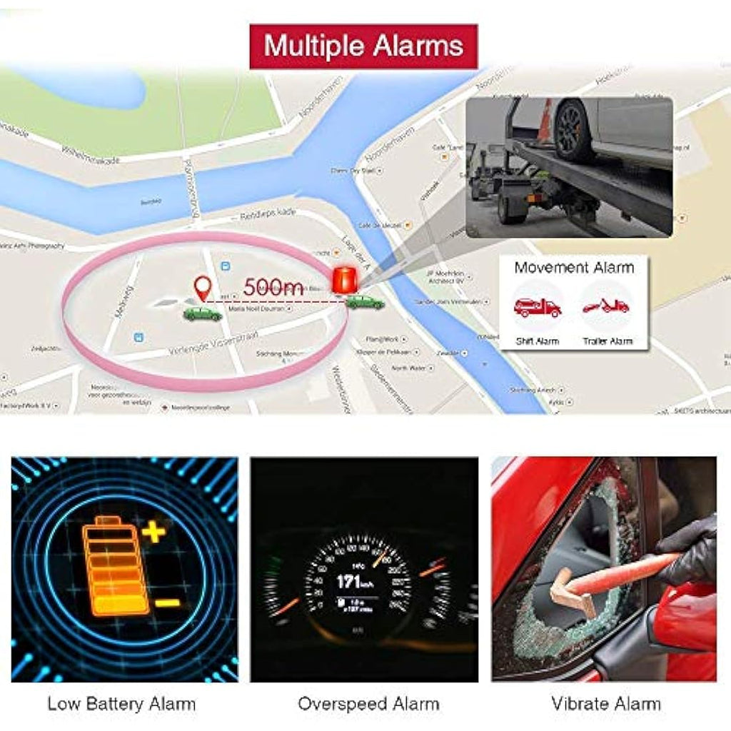4G GPS Tracker – 10000mAh Magnetic Waterproof Vehicle Device