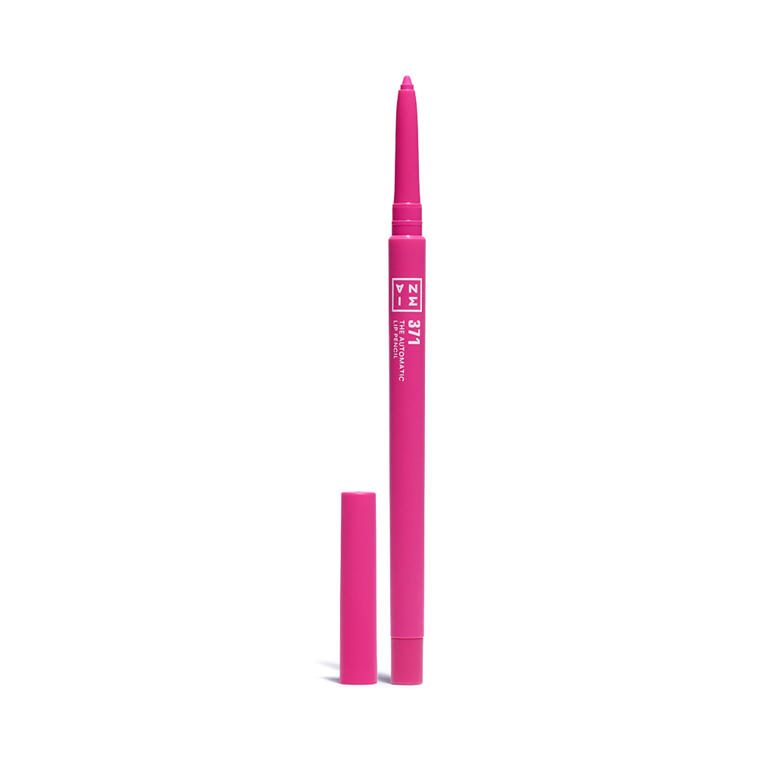 3INA MAKEUP Automatic Lip Liner - Waterproof Retractable Pencil - 371 Vivid Pink