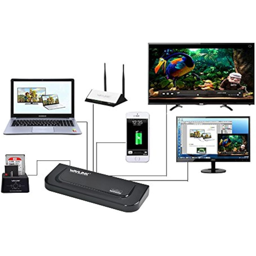 Wavlink USB 3.0 Universal Docking Station – Dual Monitor HDMI/VGA/DVI