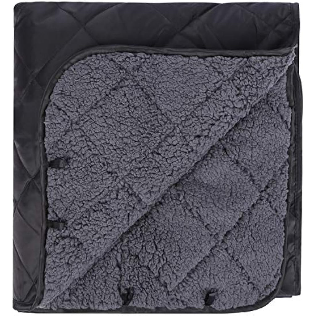 REDCAMP Large Sherpa Outdoor Blanket | Windproof Stadium Blanket 79x79