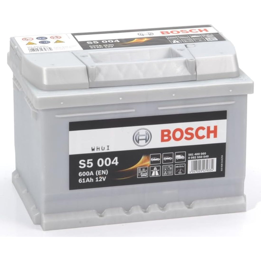 Bosch S5 Car Battery Type 075 | 12V 61Ah 600A Maintenance-Free