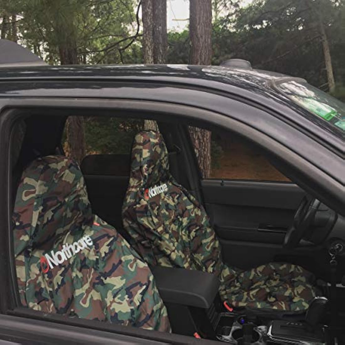 Northcore Camo Waterproof Car Seat Cover – Durable Van Seat Protector
