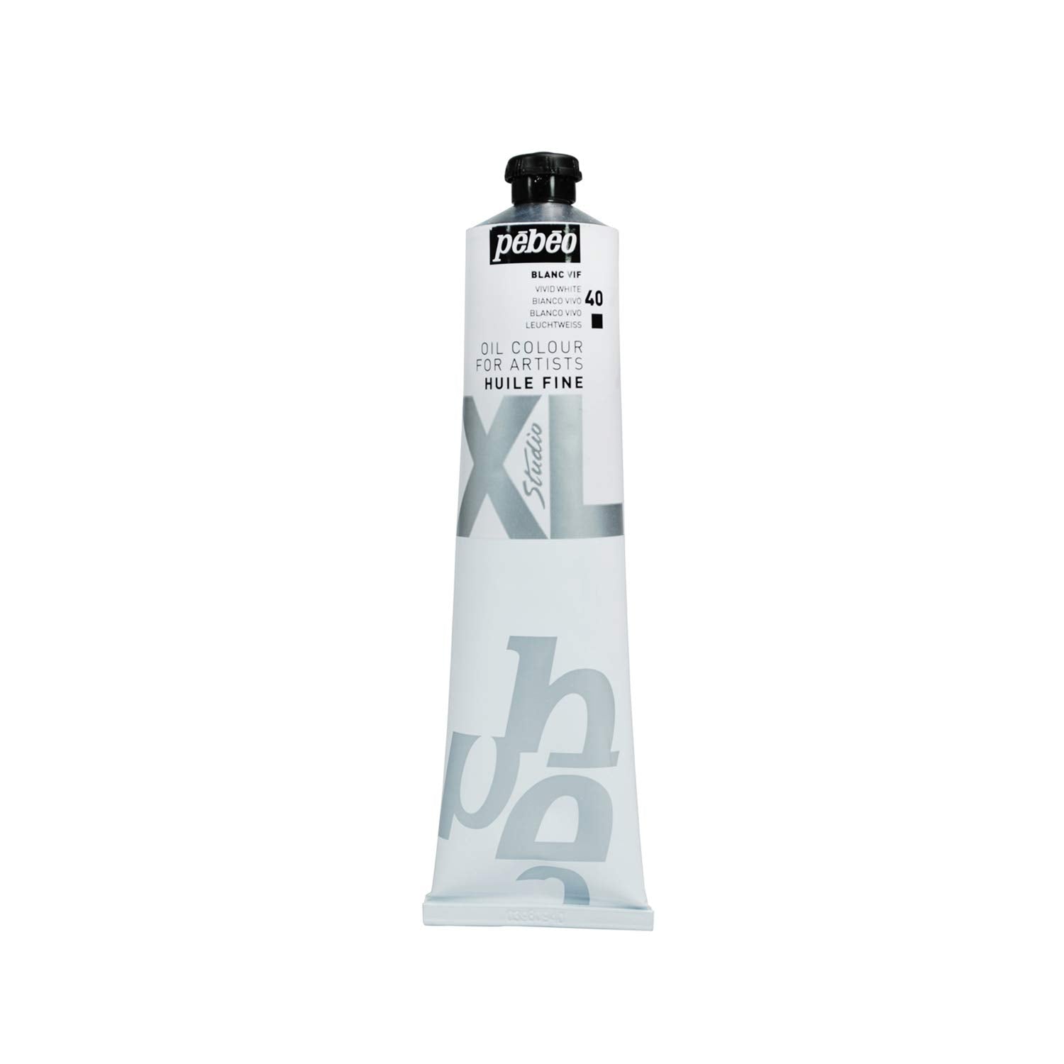 Pebeo XL Studio Fine Oil Paint - Vivid White Titanium - 200ml Tube