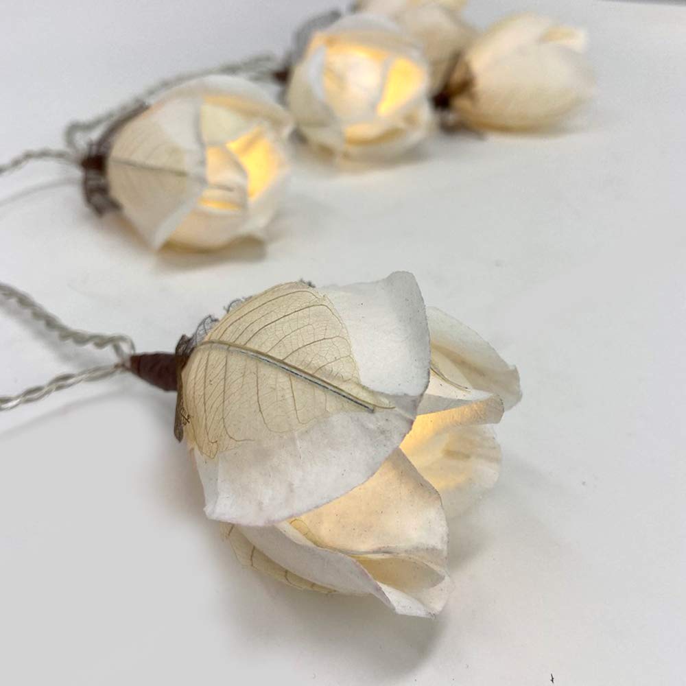 Blaze On Chelsea Rose Fairy Lights – 20 LED Mulberry Paper USB Lights