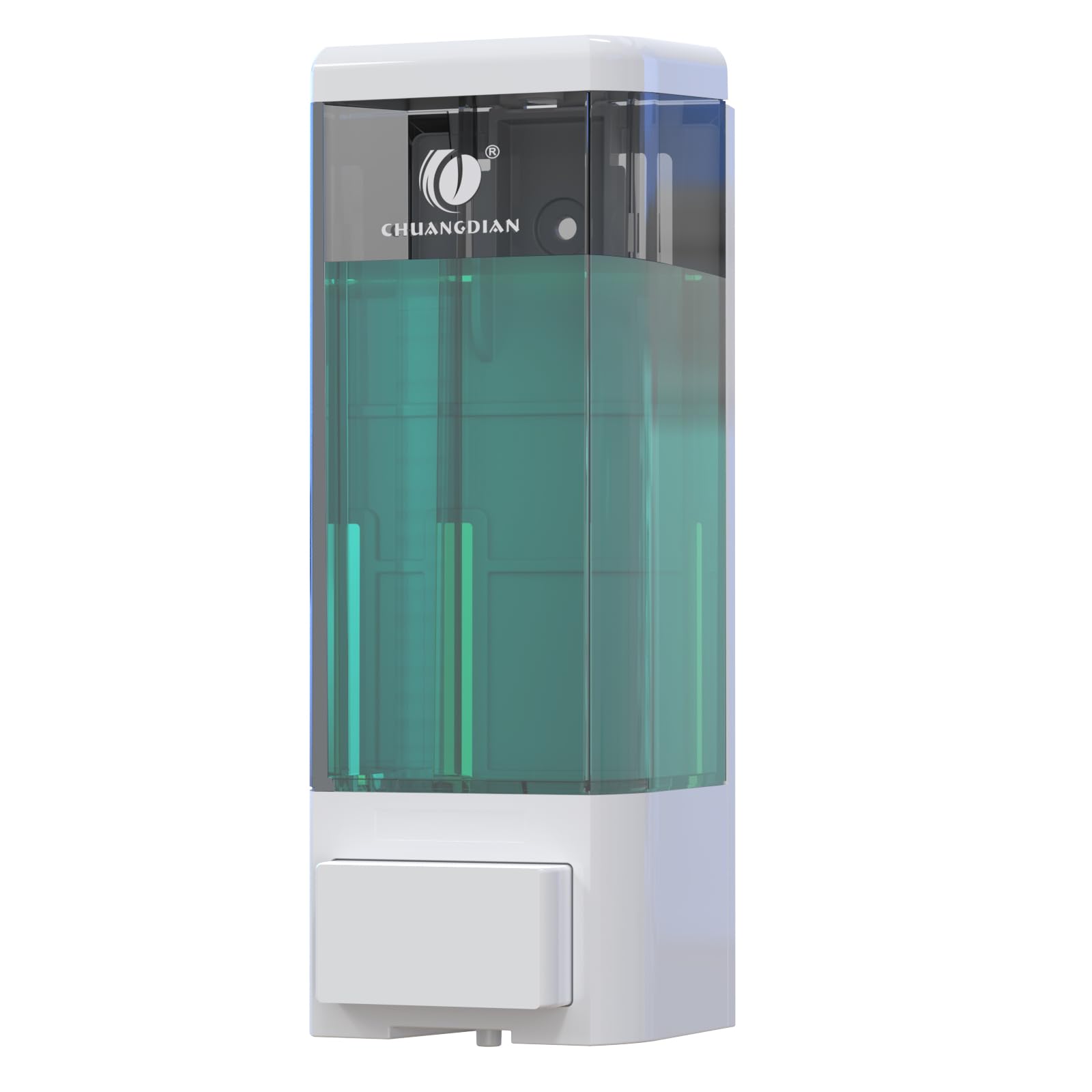 CHUANGDIAN 500ML Wall Mount Soap Dispenser | ABS Plastic Pump for Bathroom