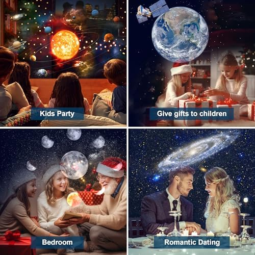 Mexllex 13-in-1 Planetarium Galaxy Projector | 12-Disc Starry Night Light
