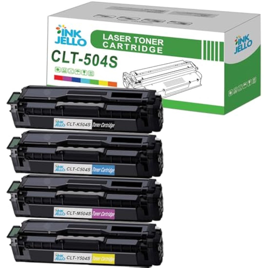 Inkjello CLT-504S Compatible Toner Cartridge for Samsung Xpress - 4 Pack