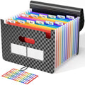 ABC life 13 Pockets Expanding File Organiser | A4 Grid Document Folder