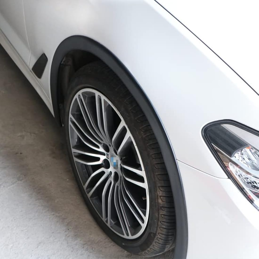 MACHSWON Universal Car Fender Flares – 1.5m Black Rubber Wheel Molding