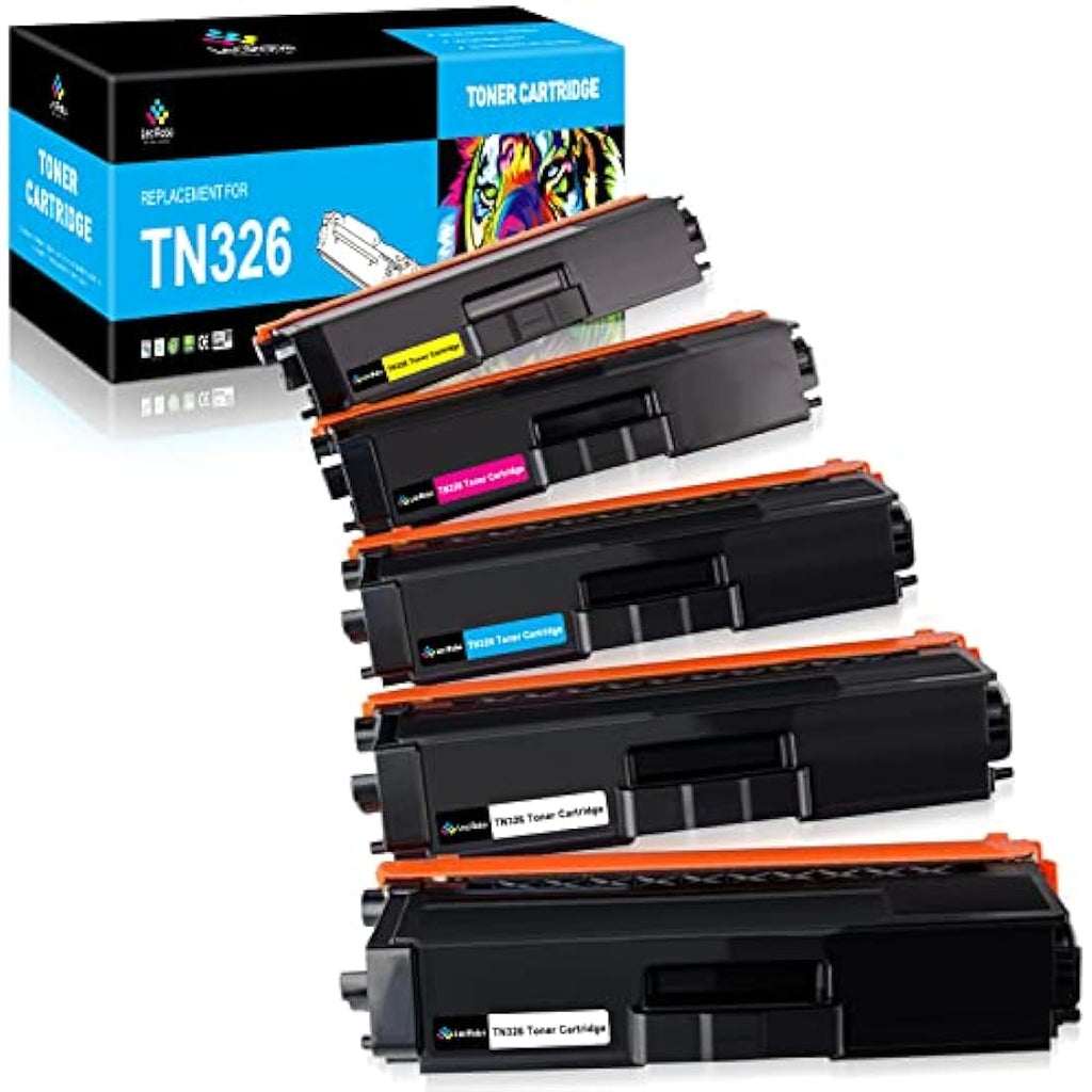 LeciRoba TN326 Compatible Toner Cartridges for Brother HL-L8350CDW (4-Pack)