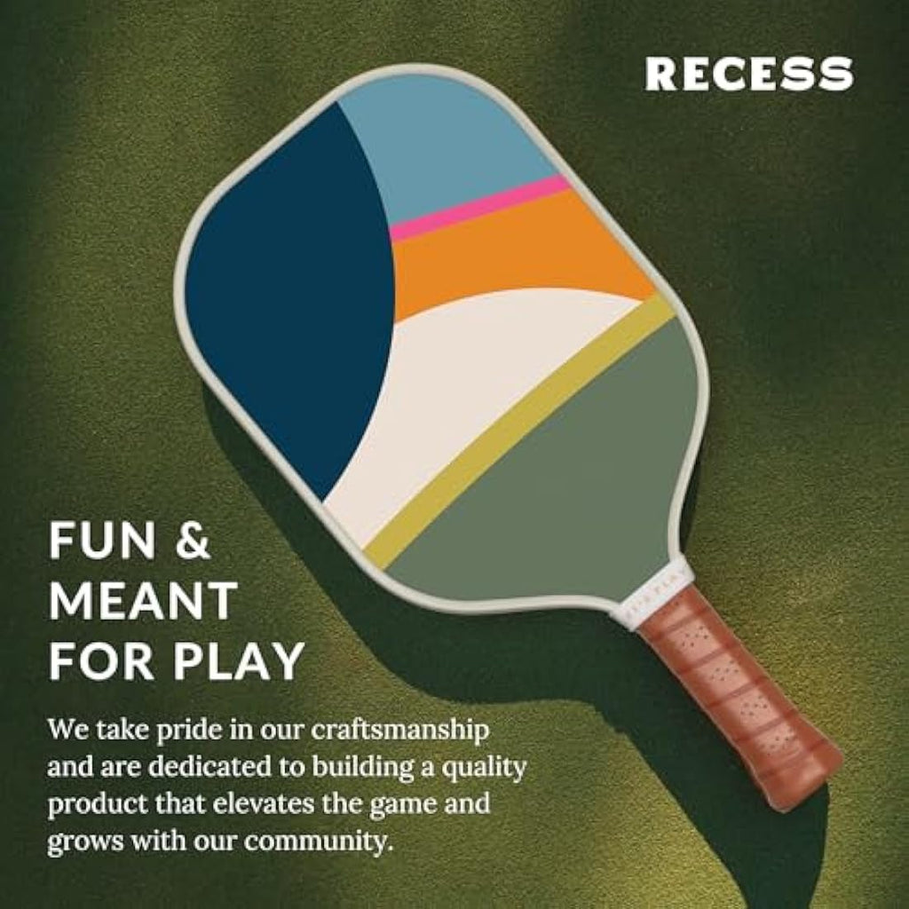 Recess Fiberglass Pickleball Paddle – USAPA Approved Honeycomb Core