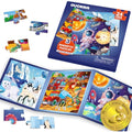 QUOKKA Magnetic Puzzles for Toddlers – 24 Piece Space & Dino Travel Toy