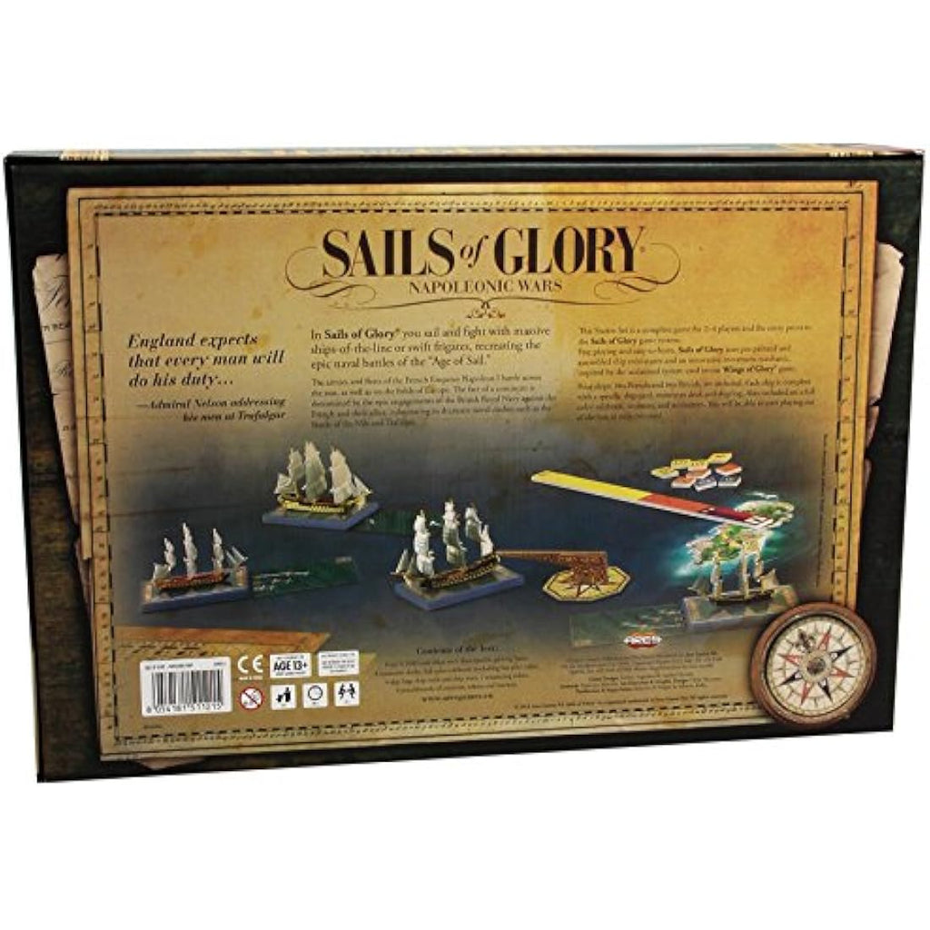 Sails of Glory Starter Set | Naval Combat Tabletop Strategy Wargame