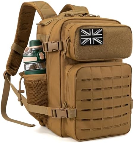Military Tactical Backpack – Molle Hiking Rucksack 45L