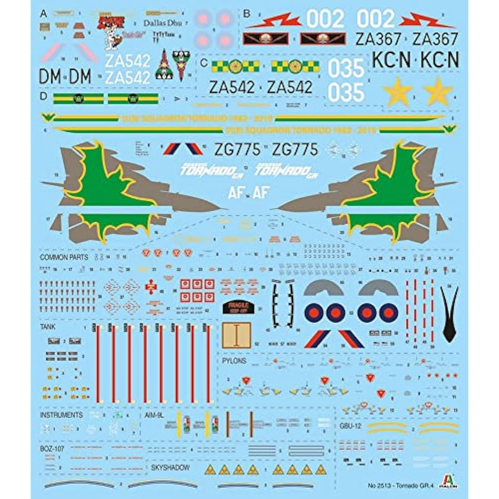 Italeri RAF Tornado GR.4 Military Aviation 1:32 Scale Model Plastic Kit