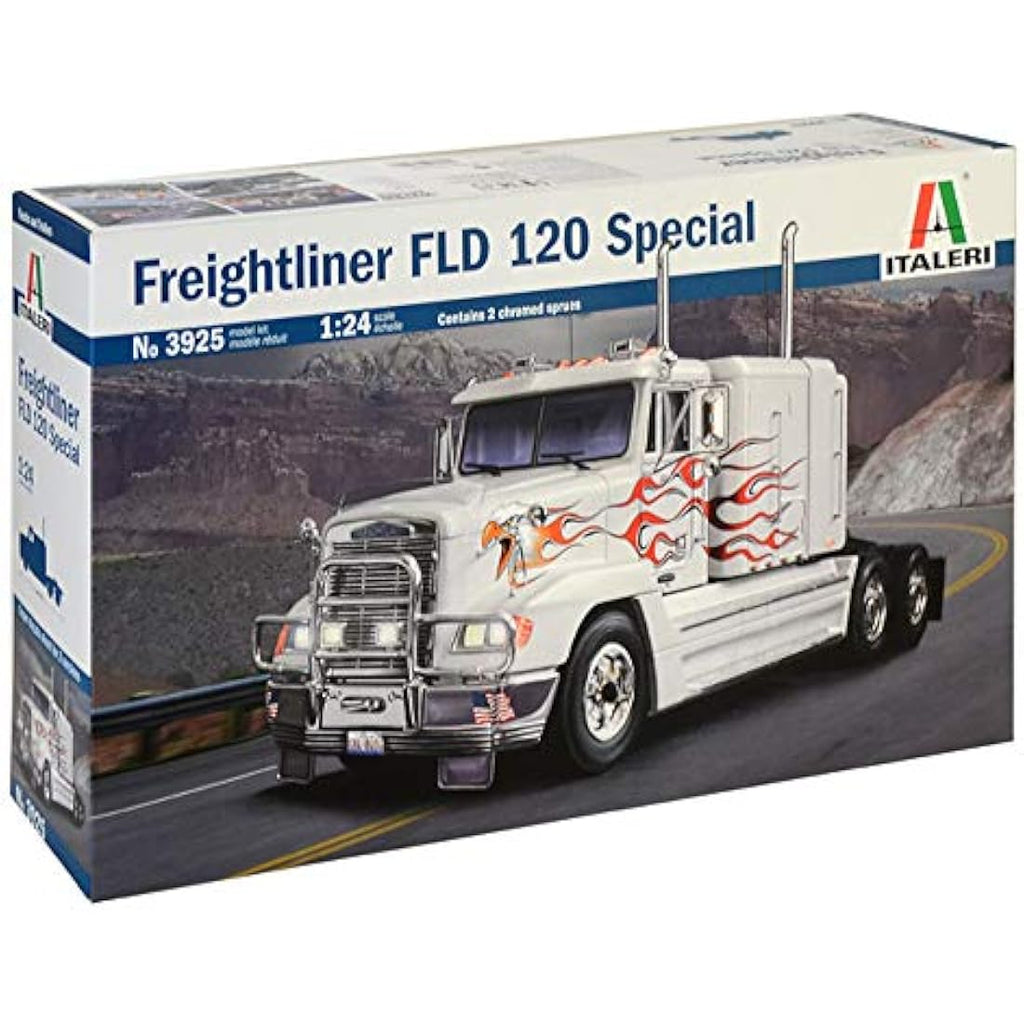 Italeri 1:24 Freightliner FLD 120 Classic Plastic Truck Model Kit