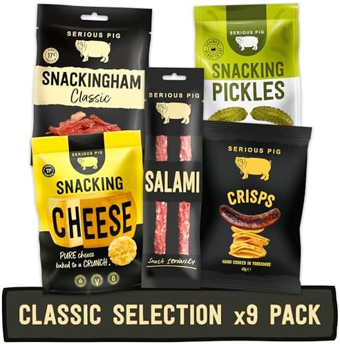 Serious Pig Gourmet Hamper – Keto Charcuterie & Cheese Snack Gift Box