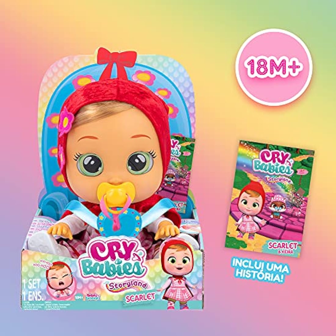 Bebés Llorones Scarlet – Muñeca Interactiva de Juguete para Niñas