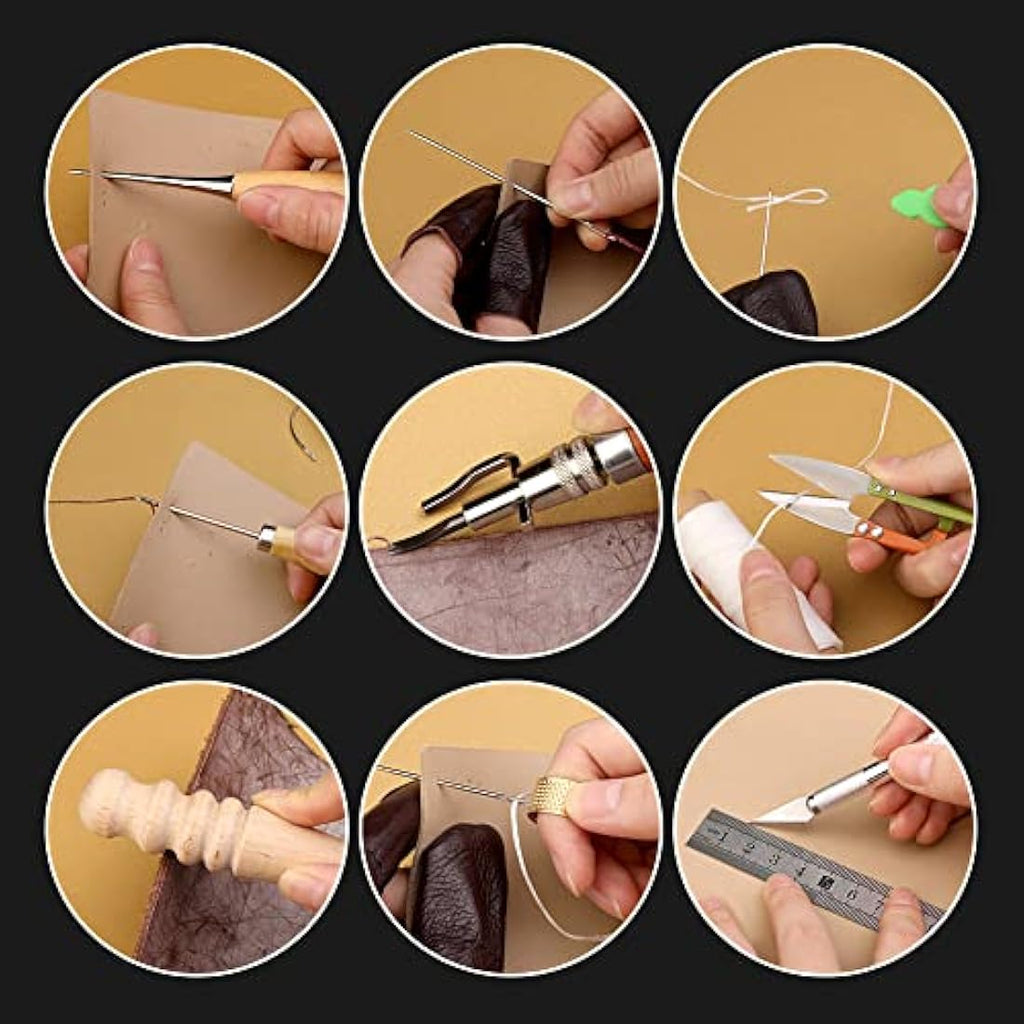 Jolof Store Leather Craft Kit – Professional Stitching and Sewing Tools