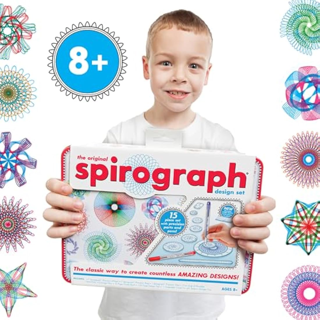 Spirograph Design Tin Set by Jolof Store – Creative Geometric Art Kit